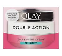 Olay Double Action Moisturiser Day Sensitive Cream And Primer Classic Care 50ml
