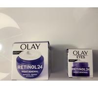 Olay Duo Night Cream and Eye Cream with Retinol 24 Hour Protection