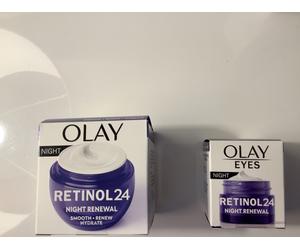 Olay Duo Night Cream and Eye Cream with Retinol 24 Hour Protection