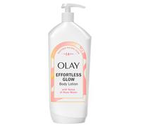 Olay Effortless Glow Hydrating Body Lotion for Women Restore Skin's Natural Glow Absorbs Instantly Notes of Rose Water Scent 18 fl oz