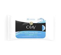 Olay Facial Cleansing Wipes Resealable Sensitive Pouch, 20 Wipes
