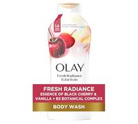 Olay Fresh Radiance Body Wash, Black Cherry & Vanilla, Pomegranate Extract, 650ml