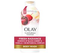 Olay Fresh Radiance Body Wash for Women with Antioxidant Pomegranate Extract Vitamin B3 Complex Designed for All Skin Types Black Cherry & Vanilla