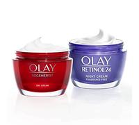 Olay Moisturiser Skin Care Sets & Kits, Womens Gift Sets, Retinol24 Night Cream 50ml & Regenerist Face Cream, 50ml, Instantly Hydrates For 24H
