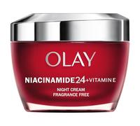 Olay Niacinamide 24 + Vitamin E Moisturiser, Night Cream With 99% Pure Niacinamide Vitamin E & Shea Butter' Fragrance Free, 50ml