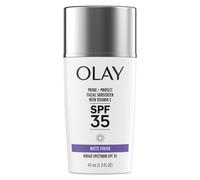 Olay Prime & Protect SPF 35 Face Sunscreen 40 mL (1.3 FL OZ) Matte Finish SPF Makeup Primer and Lightweight Sunscreen for All Skin Types
