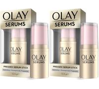 Olay Refreshing Pressed Serum Stick with Pomegranate Fragrance, 13.5 g (Pack of 2)