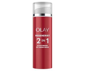 Olay Regenerist Day Face Cream & Serum 2in1, 50ml | Anti-Wrinkle + Firming, with Niacinamide, Peptides. Renews, firms, hydrates, lightweight