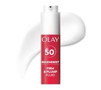 Olay Regenerist Firm & SPF50+ Face Cream with Collagen Peptide, Niacinamide & Pro-Vitamin B5 - Lightweight Moisturising Cream - Firms Skin - 24H Hydration - SPF50 face moisturiser