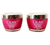 Olay Regenerist Glow Duo - Overnight Night Mask 50ml & SPF 30 Day Moisturiser for Radiant Skin 50ml
