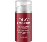 Olay Regenerist Micro-Sculpting Cream Face Moisturizer with Sunscreen, SPF 30, Trial Size 0.5 oz