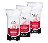 Olay Regenerist MicroExfoliating Wet Cleansing Cloths Multicolor 30 Count Pack of 3