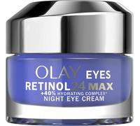 Olay Retinol 24 MAX* Night Eye Contour Cream, Dark Eye Care, +40%* Glycerin. 3 Actions: Smooths, Renews and Hydrates MAX*, 15 ml