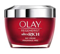 Olay Regenerist Ultra Rich Crema De Día, Textura Rica No Grasa, Con Vitamina B3, Péptidos Y Manteca De Karité Sin Perfume, 50 ml