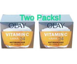 Olay Regenerist Vit C AHA24 Day Cream Twin Pack Moisturise Sealed
