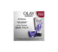 Olay Retinol 24 Duo Pack, Cleanser 5.0 fl oz, Moisturizer 1.7 oz