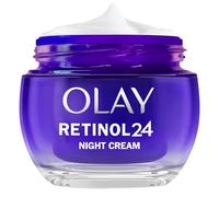 Olay Retinol 24 Night Cream Face Moisturiser - Anti-Aging Skincare with Antioxidant Vitamin E, Overnight Face Cream that Smooths, Renews, and Hydrates, 50ml