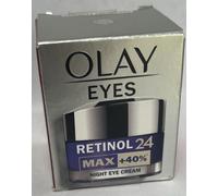 Olay Retinol 24 Night Eye Cream Max+40% - 15ml - Free P&P