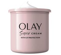 Olay Super Cream Face Moisturiser With SPF30 UV Protection 50ml Refill, Olay Super Serum, 5 Skin Benefits in 1 Moisturiser, Ultra Lightweight Hydration, Protects Against Sun Damage, Instant Glow