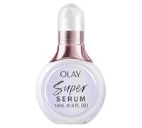 Olay Super Serum Trial Size 5-in-1 Lightweight Resurfacing Face Serum 0.4 fl oz Smoothing Skin Care Treatment with Niacinamide Vitamin C Coll