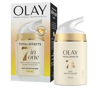 Olay Total Effects 7 in 1 Anti-Ageing Day Moisturiser SPF30, 50ml | Hydrating face cream with Niacinamide & Vitamin C. Fights 7 signs of ageing, fragrance-free