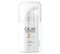 Olay Total Effects 7-in-1 Daily Moisturising Cream for Women with SPF 30, 50 ml, Day Cream with Vitamin E, B3 and B5 for Care and Protection of the Skin, Face Cream for Women (Packaging May Vary)
