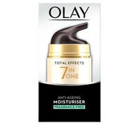 Olay Total Effects 7-in-1 Fragrance Free Anti-Ageing Moisturiser with Niacinamide, Vitamin C and E, 50 ml