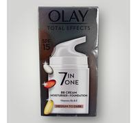 Olay Total Effects 7-in-1 SPF15 BB Cream,moisturiser + foundation Medium 50ml