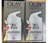 Olay Total Effects | 7 in One | Night Moisturiser | 50ml | Pack of 2