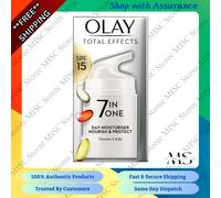 Olay Total Effects Day Cream Moisturiser 7-In-1 Anti-Ageing SPF15 Hydrating 50ml