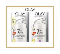 Olay Total Effects Anti-Ageing 7in1 Gift Set: Day Cream Moisturiser 37ml, Night Cream Firming Moisturiser 37ml