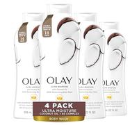 Olay Ultra Moisture Coconut Oasis Body Wash, for Smooth and Healthy Looking Skin, 22 Fl Oz (Pack of 4)