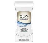 Olay Wet Cleansing Cloths Gentle Clean, Sensitive/Fragrance-Free, 30 Count (Pack of 3)