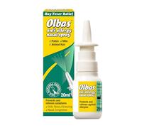 Olbas Anti Allergy Nasal Spray - Prevents and Relieves Allergy Symptoms - Made with Natural Essential Oils - 20ml