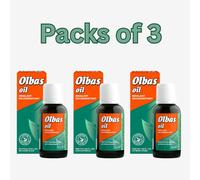 Olbas Oil 30 ml - Pack of 3 | Essential Oil for Nasal & Bronchial Congestion