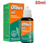Olbas Oil Catarrh Cold Blocked Sinus Relief Nasal Inhalant Decongestant 30mL