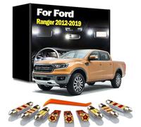 OLCGNHUY 12Pcs LED Interior Map Dome Plate Light Kit, For Ranger 2012 2013 2014 2015 2016 2017 2018 2019 Vanity Mirror Lamp