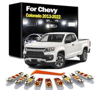 OLCGNHUY 15Pcs Accessories Interior LED Bulb Light Kit, For Chevrolet Chevy Colorado 2013-2015 2016 2017 2018 2019 2020 2021 2022