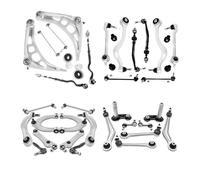 OLCYBDFC Suspension Parts E39 E60 E90 F30 F10 G30 F02 G11 Control Arm Kit Rear Front Lower Upper Control Arm Compatible for BMW Automotive Replacement Control Arm Bushing Kit(E60 (2WD))