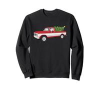 Old 1970's Farm Truck Loaded with Christmas Tree Sweatshirt