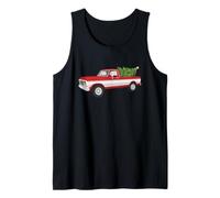 Old 1970's Farm Truck Loaded with Christmas Tree Tank Top