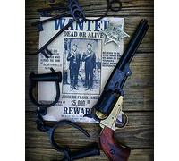 Old American Cowboy Law and Order Wild West Print Poster Wall Art Picture A4 +