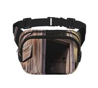 Old Ancient Outhouse Fanny Pack Fashion Belt Bag Lightweight Waist Pouch With Adjustable Strap Crossbody Bags For Women Travel Sports Running