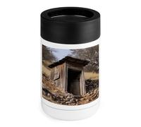 Old Ancient Outhouse Print Can Cooler 12oz | Insulated Can Holders for Drinks 12oz Cans - Beer, Seltzer, and Soda, Portable, Durable