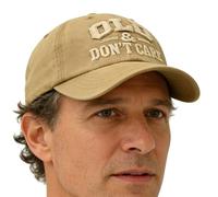 Old And Don't Care Funny Hat, Cool Vintage Men Baseball Caps, Adjustable Size Headwear For Golf Running Gym Cycling Outdoor