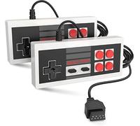 Old Arcade Four Button 9 Pin Controller for Retro Game Consoles, Compatible with Sega Genesis, Master System, Other 9-pin style retro consoles, Gamepad, Video Game Gamepads