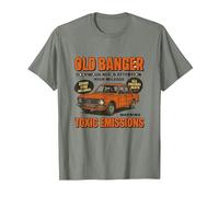 Old Banger car Lover Classic T-Shirt, Men, Olive Heather, 3X-Large