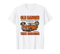 Old Banger car Lover Classic T-Shirt, Men, White, 3X-Large