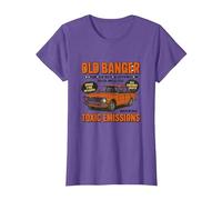 Old Banger car Lover Classic T-Shirt, Women, Purple Heather, Large