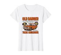 Old Banger car Lover Classic T-Shirt, Women, White, Large